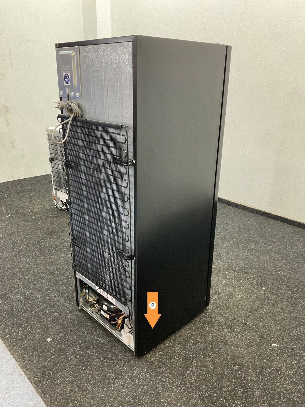 Inventum vrieskast VR1430B - Vrijstaand - Zwart 143cm