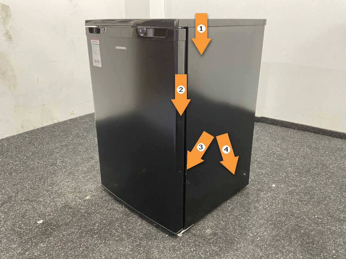 Inventum vrieskast VR550B - Tafelmodel - 88 liter