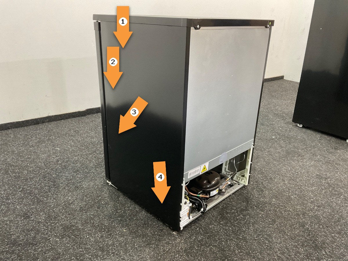 Inventum vrieskast VR550B - Tafelmodel - 88 liter