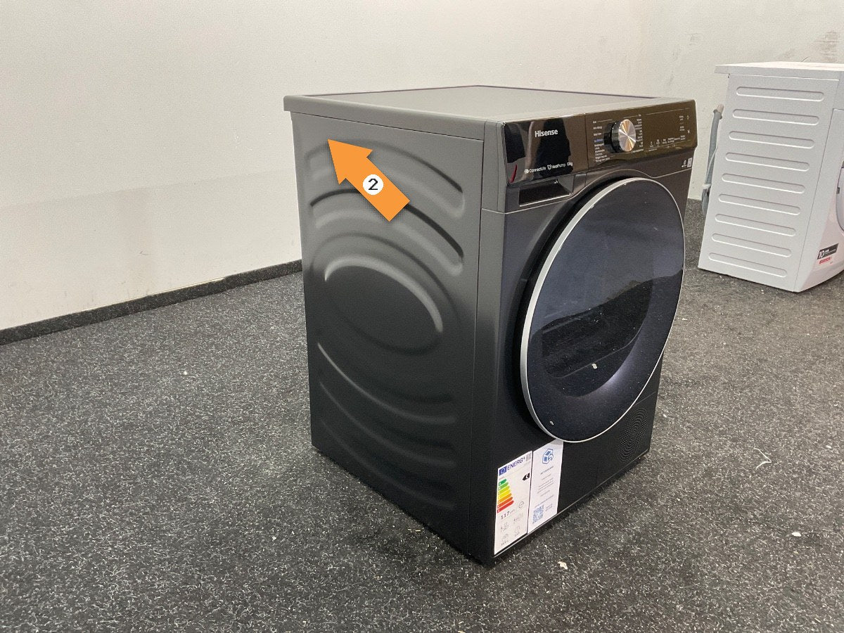Hisense warmtepompdroger DH5S102BB - 5S Serie - 10kg