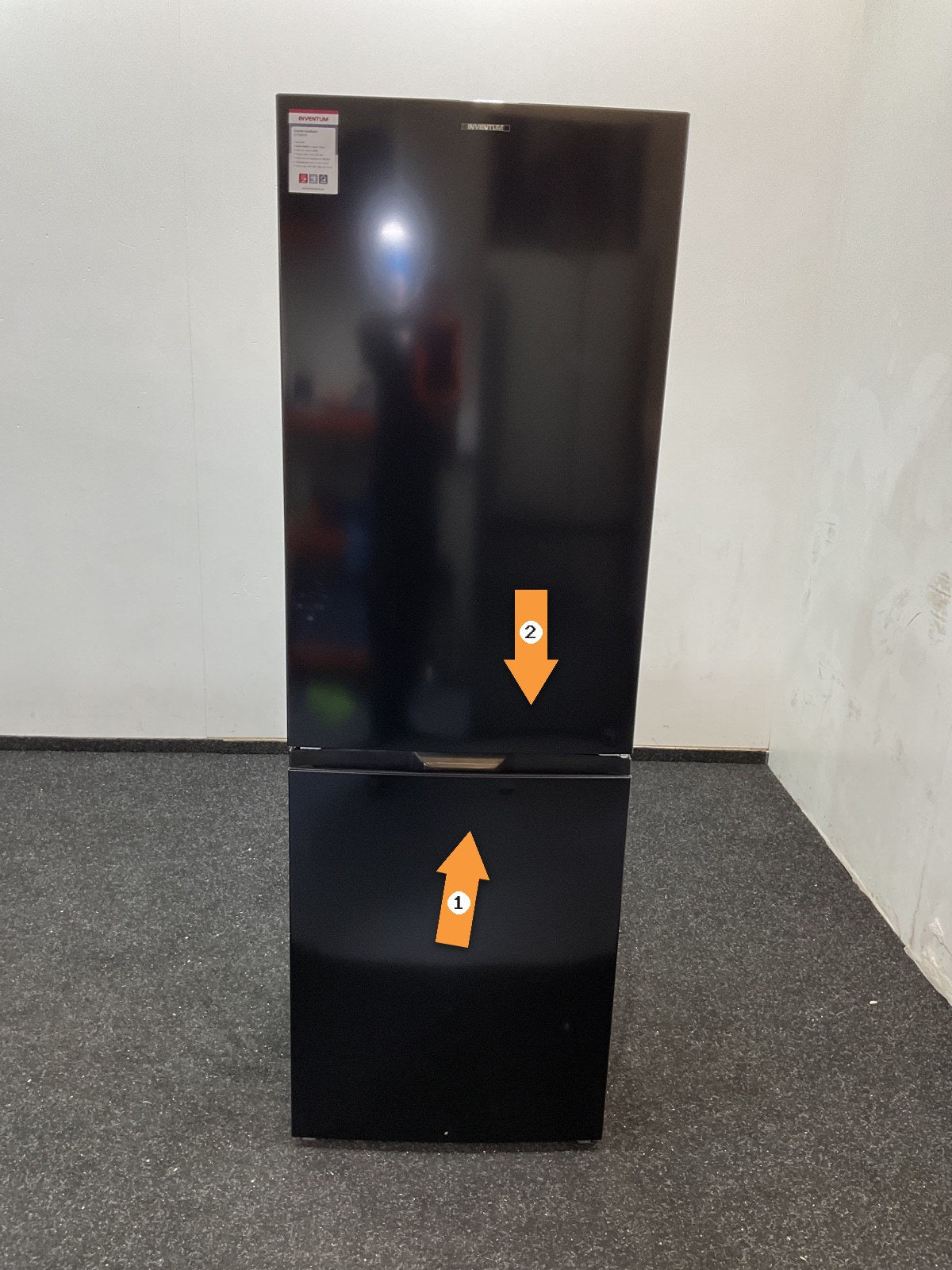 Inventum koelkast KV1840B - No Frost - Zwart
