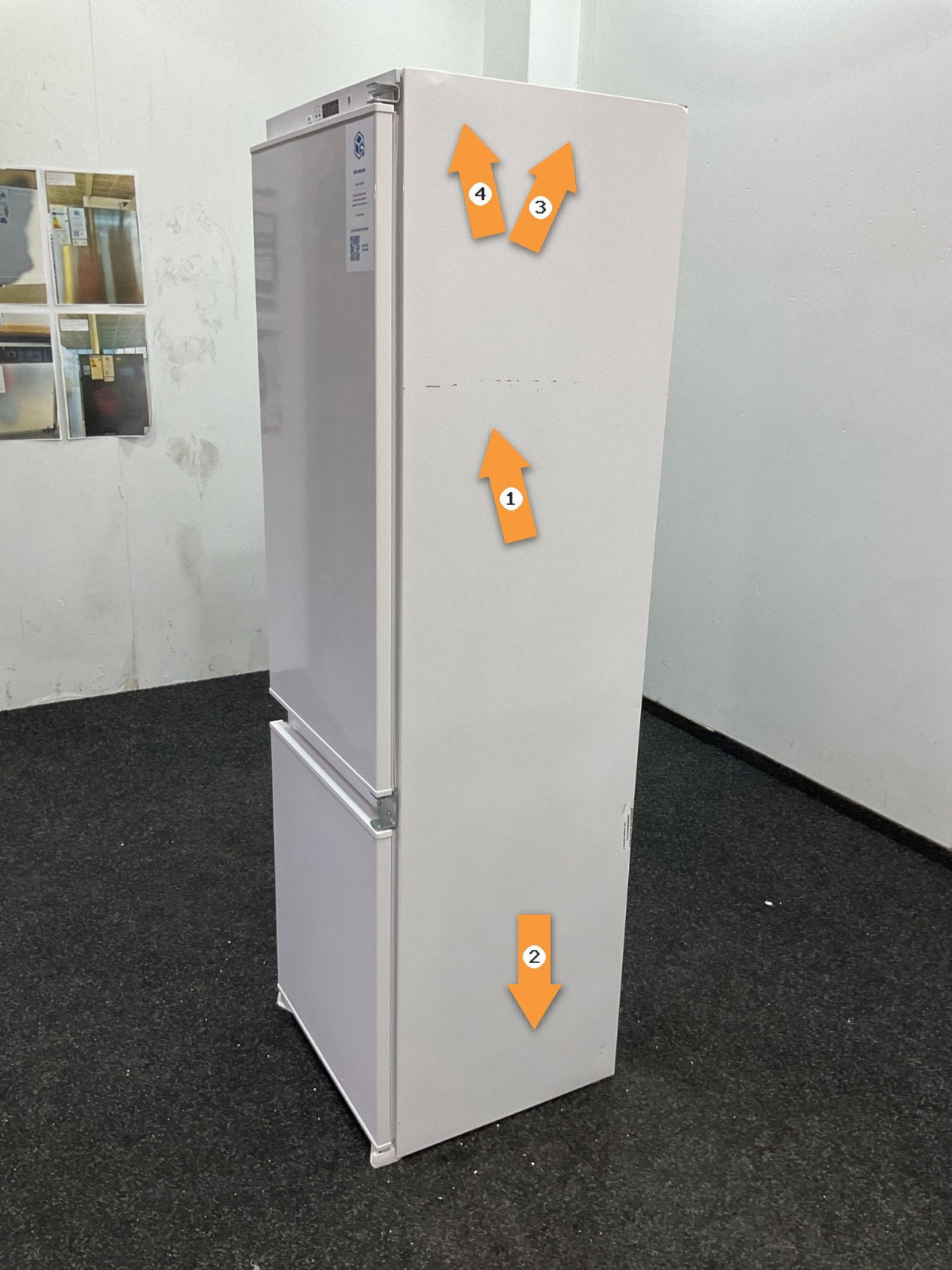 Inventum inbouw koelkast IKV1788S - Wit - No Frost