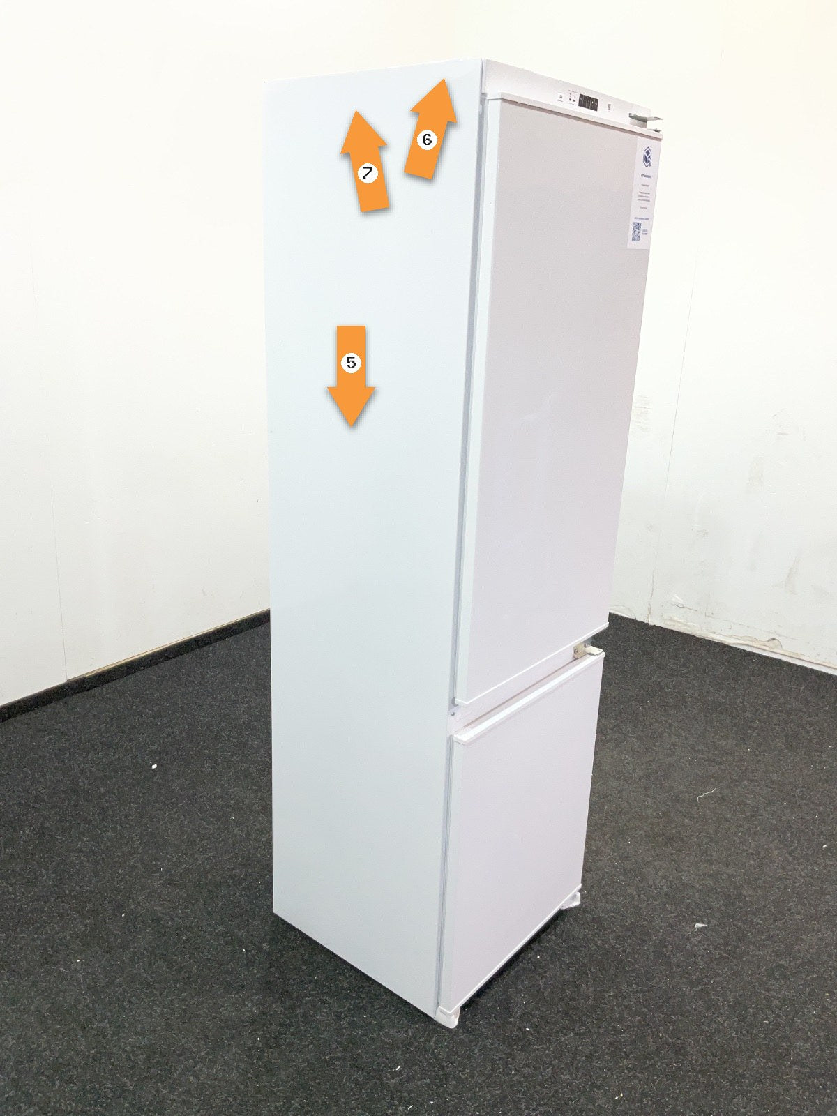 Inventum inbouw koelkast IKV1788S - Wit - No Frost