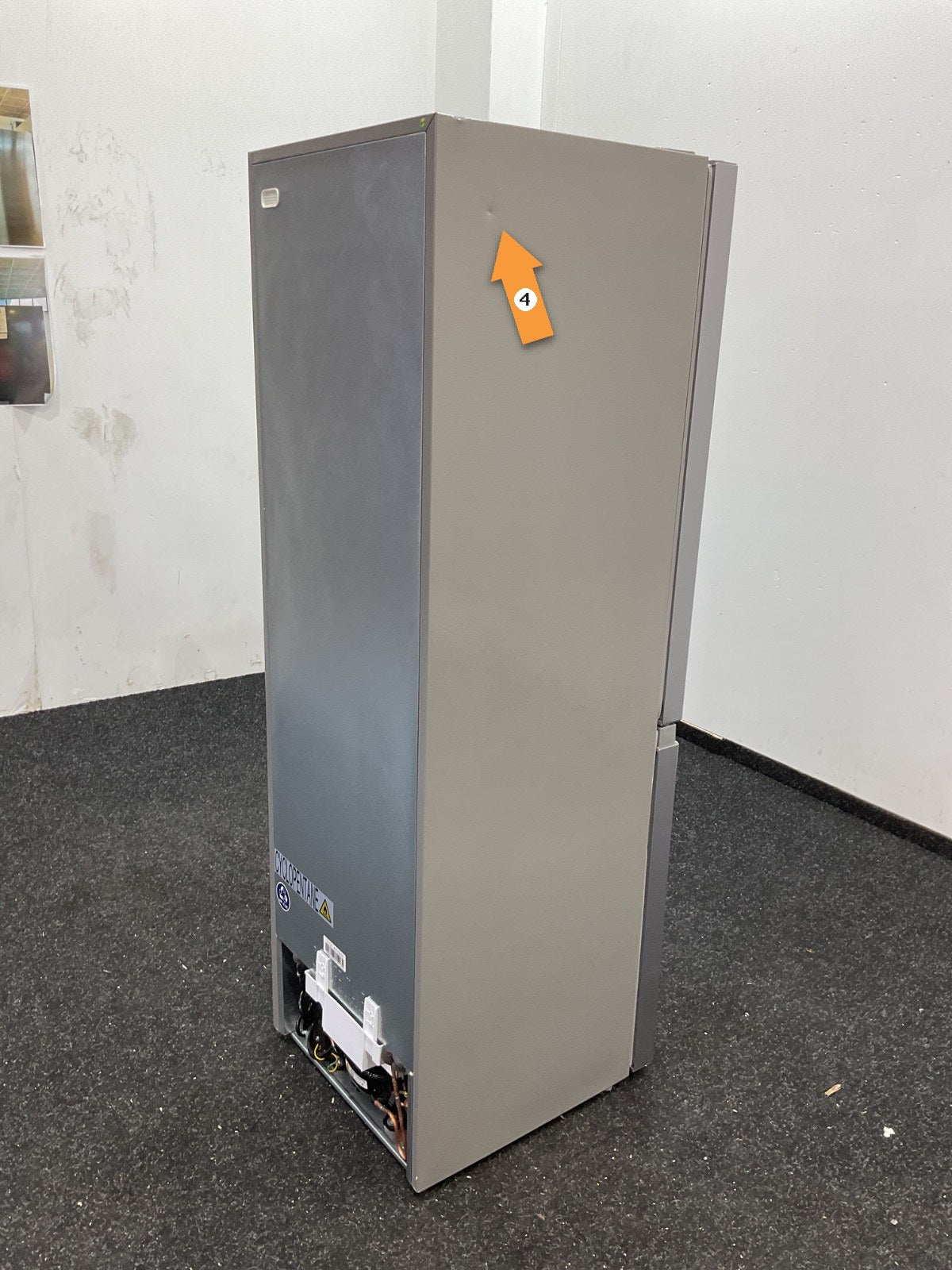 Inventum koelkast KV1500S - Vrijstaand - Zilver 150cm