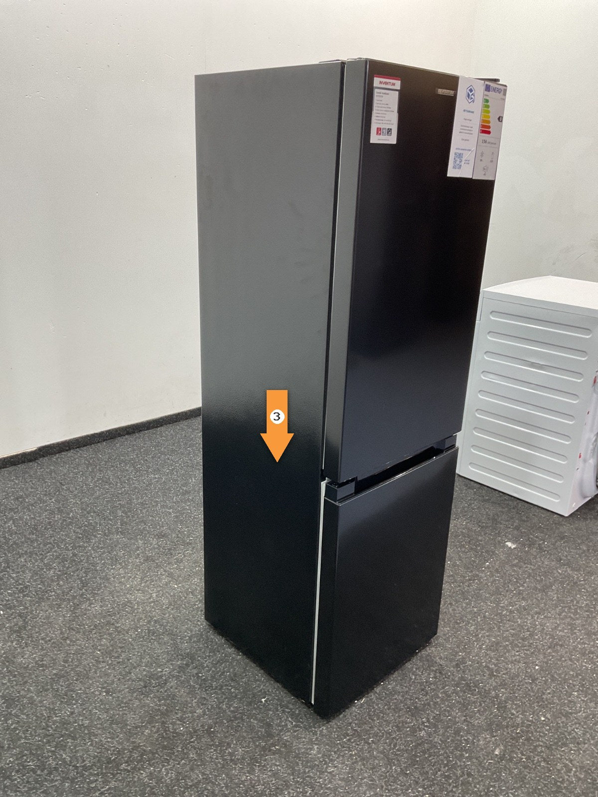 Inventum koelkast KV1500B - Zwart 150cm