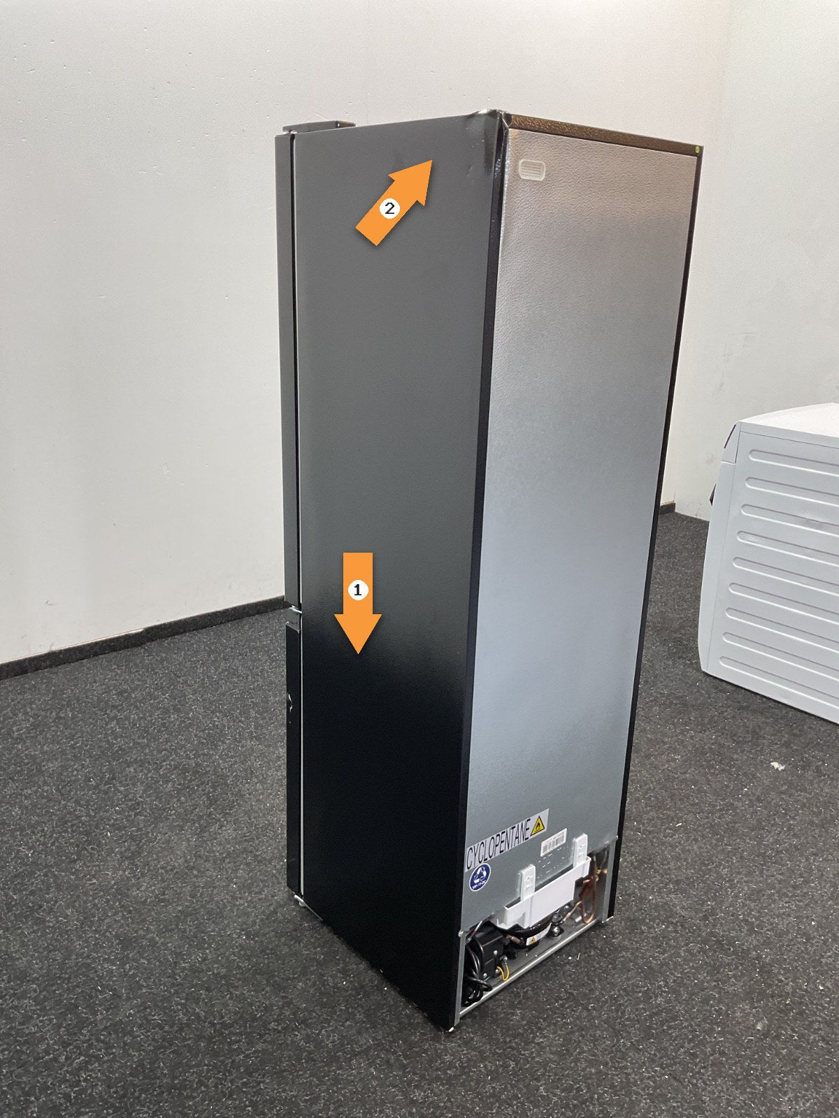 Inventum koelkast KV1500B - Zwart 150cm