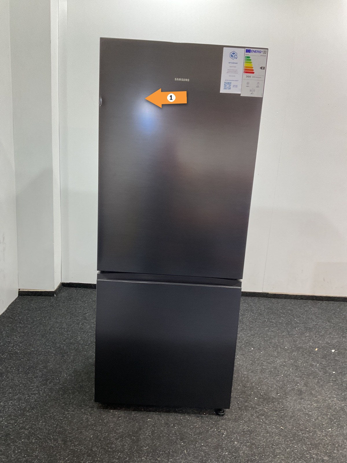 Samsung koelkast RB50DG601EB1 - Extra Breed - Zwart inox