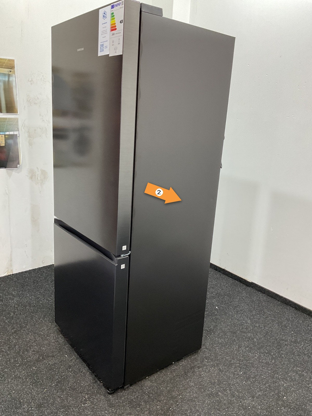 Samsung koelkast RB50DG601EB1 - Extra Breed - Zwart inox
