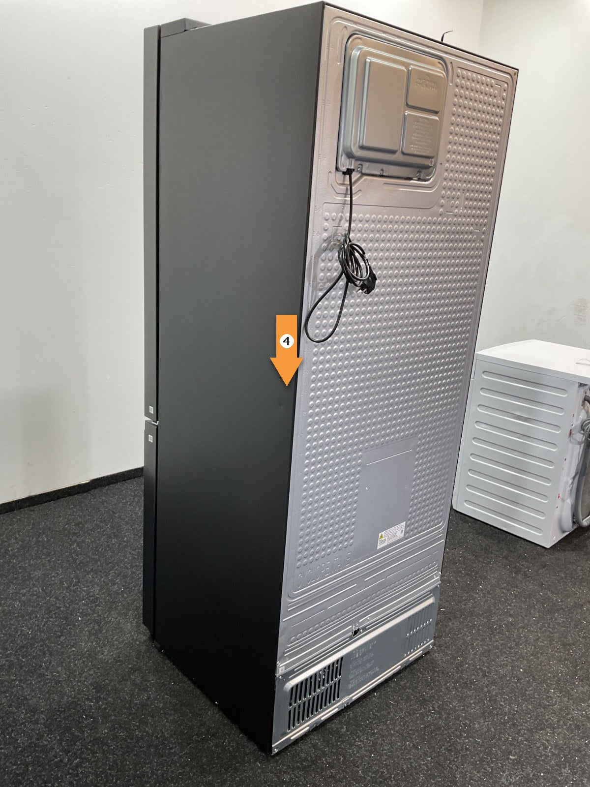 Samsung koelkast RB50DG601EB1 - Extra Breed - Zwart inox