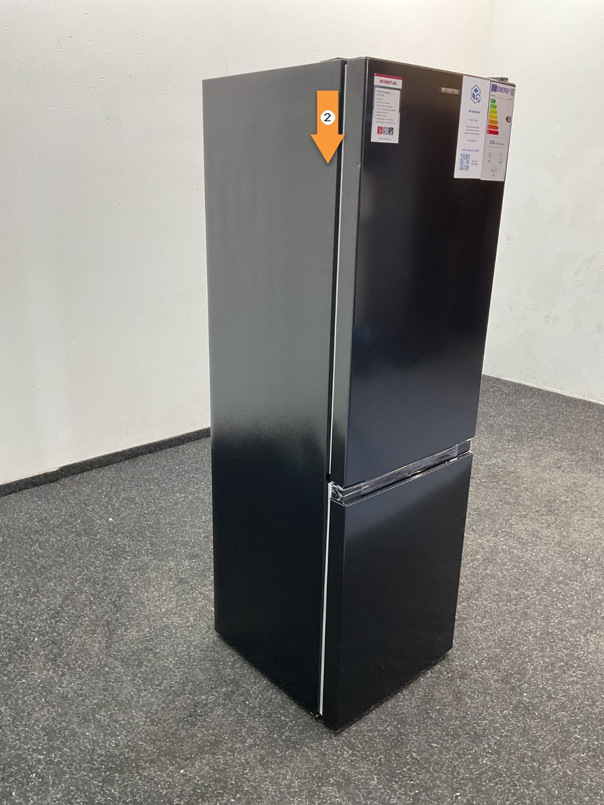 Inventum koelkast KV1500B - Zwart 150 cm