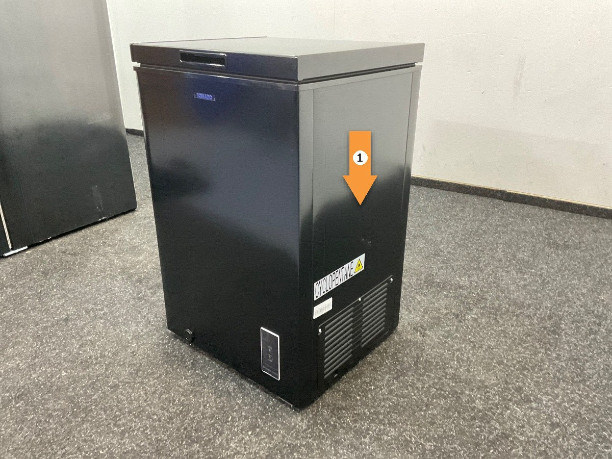 Tomado vrieskist TCF0991B - 99 liter - Zwart