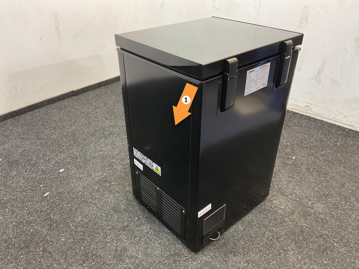 Tomado vrieskist TCF0991B - 99 liter - Zwart