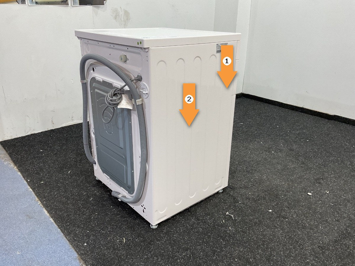 LG was‑droogcombinatie W4X1095NWB - 9/5 kg - Wit
