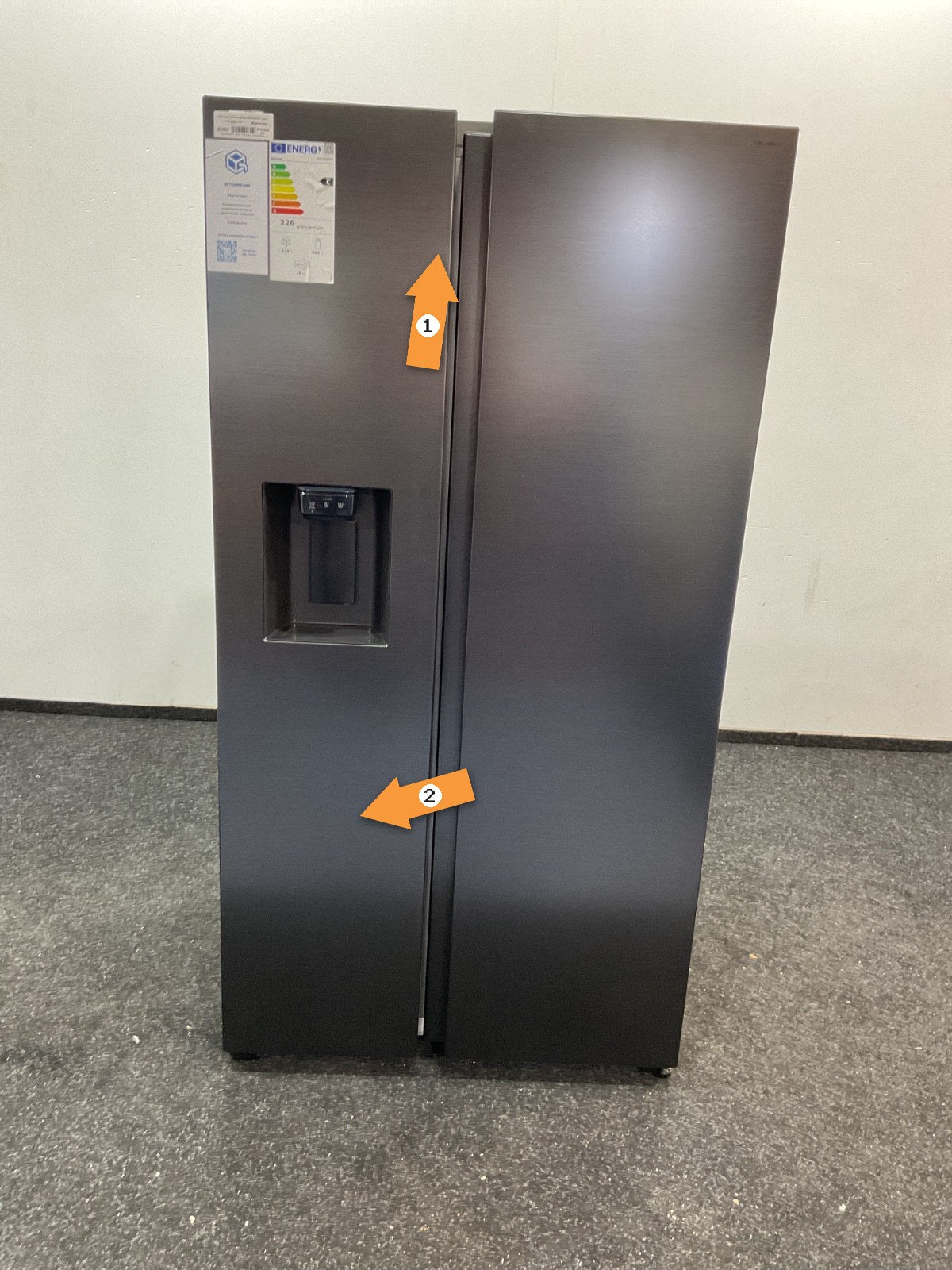 Samsung Amerikaanse koelkast RS70F66KCFEF - Zwart