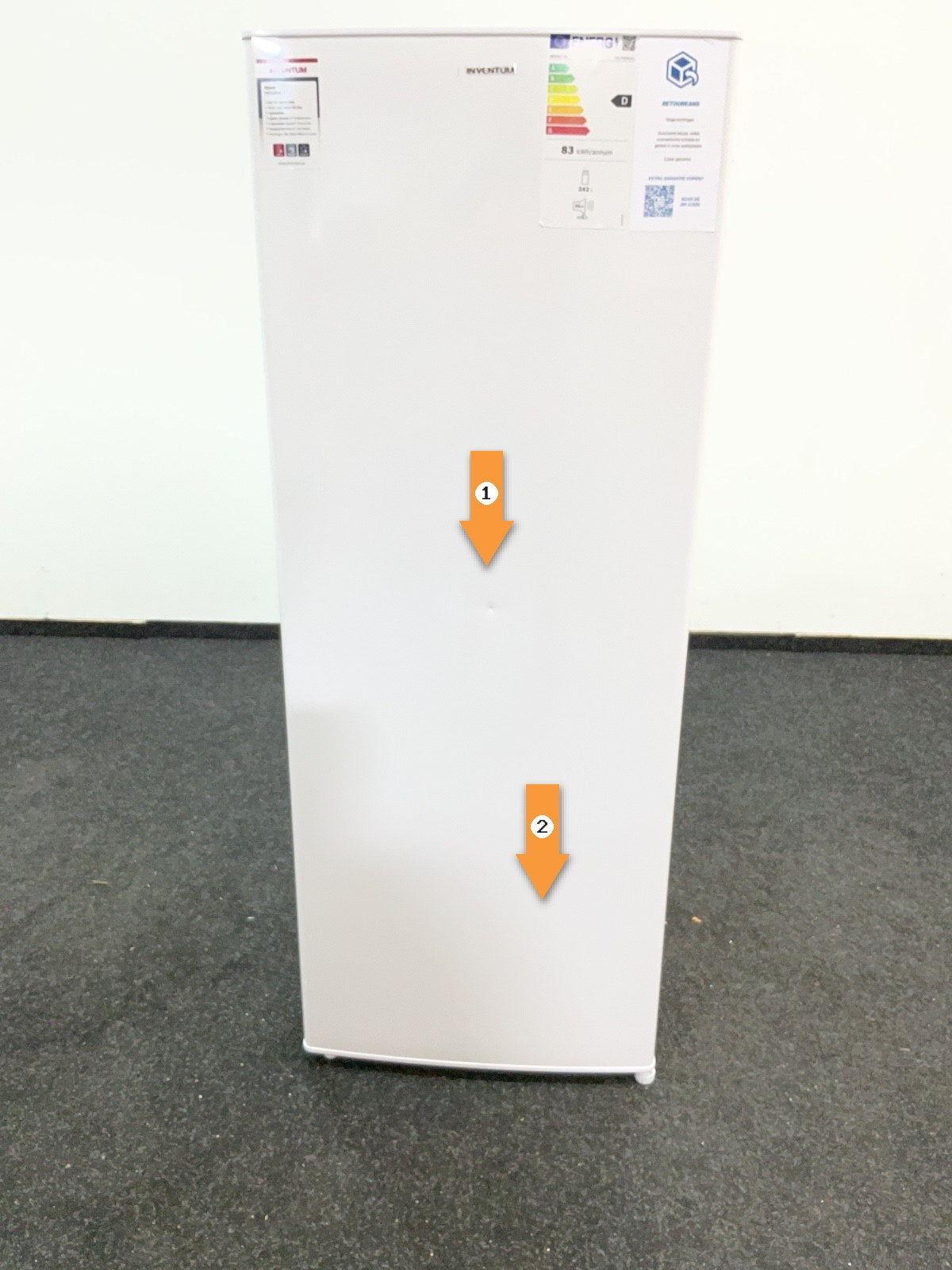 Inventum koelkast KK1430W - 143 cm hoog - Wit