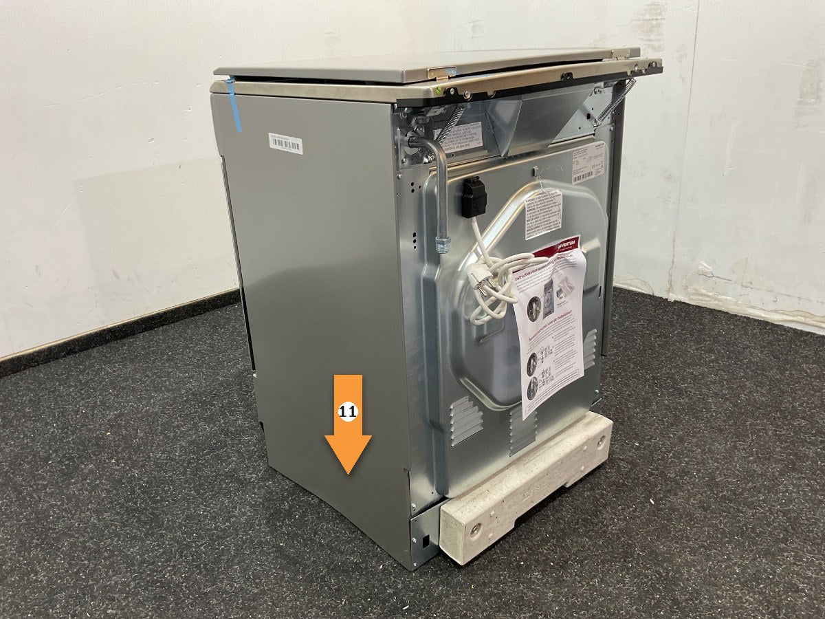 Inventum gasfornuis VFG6034WGRVS - Vrijstaand