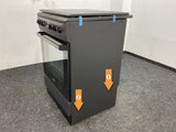 Inventum gasfornuis VFG6034WGZWA - Zwart