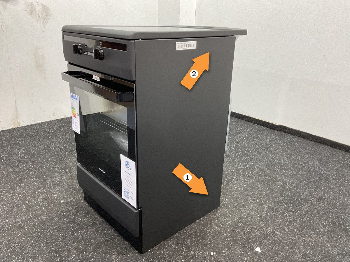 Inventum inductie fornuis VFI5042ZWA - Zwart