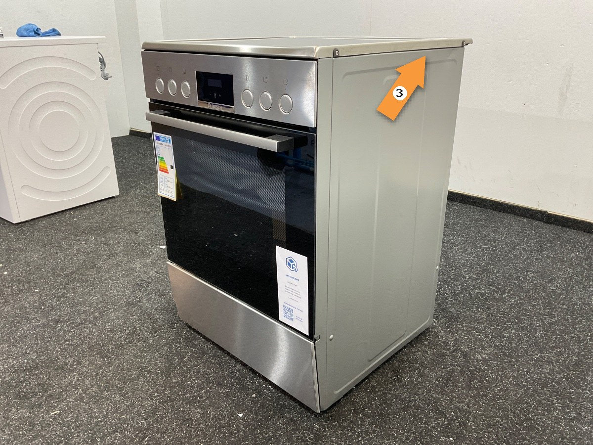 Bosch keramisch fornuis HKR39C250 - RVS