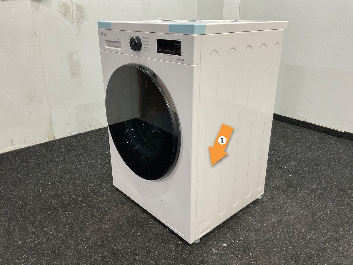 LG was‑droogcombinatie W4X1095NWB - 9/5 kg - Wit