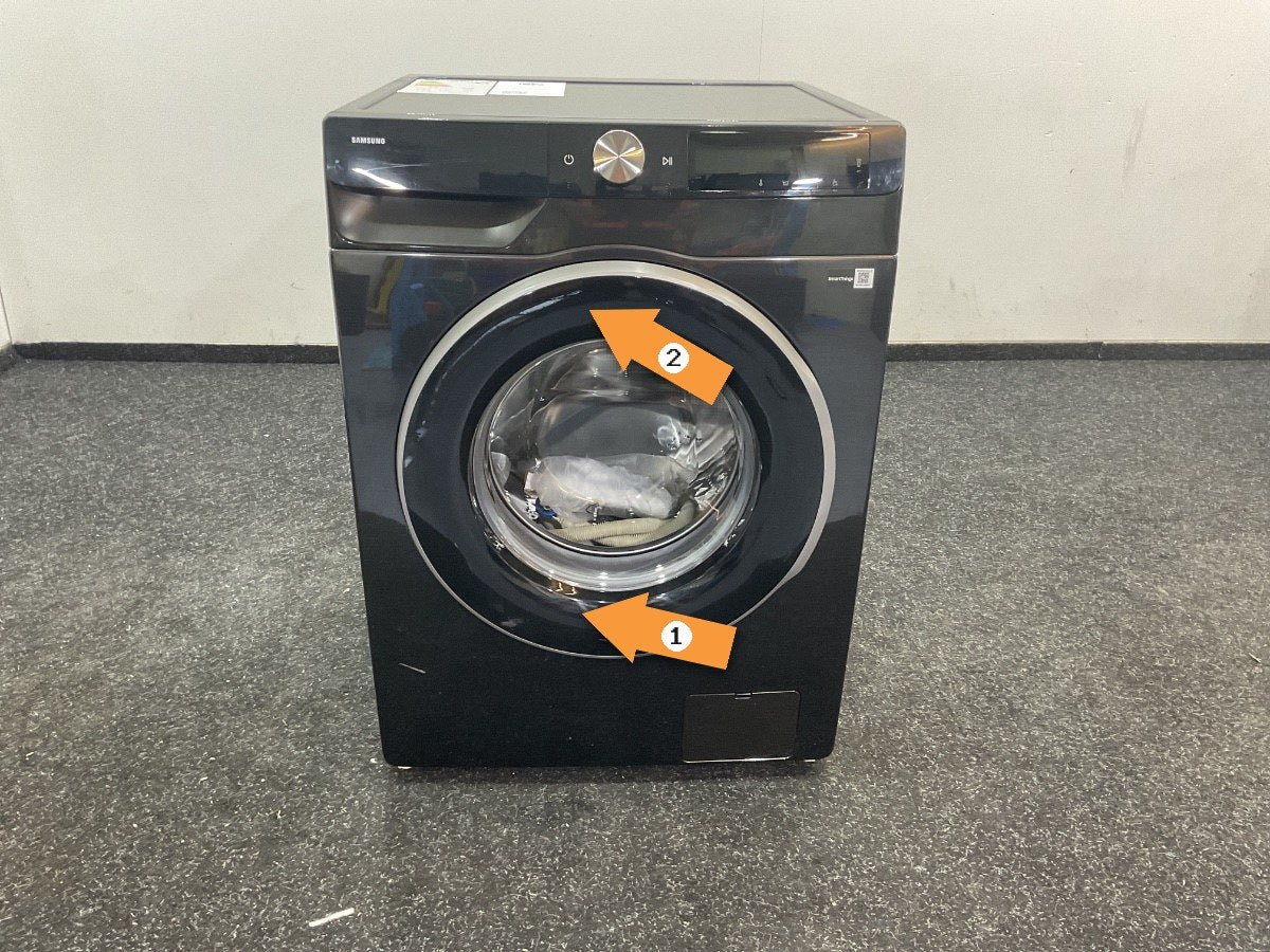 Samsung wasmachine WW90DG6U25LBU3 - SuperSpeed - Zwart