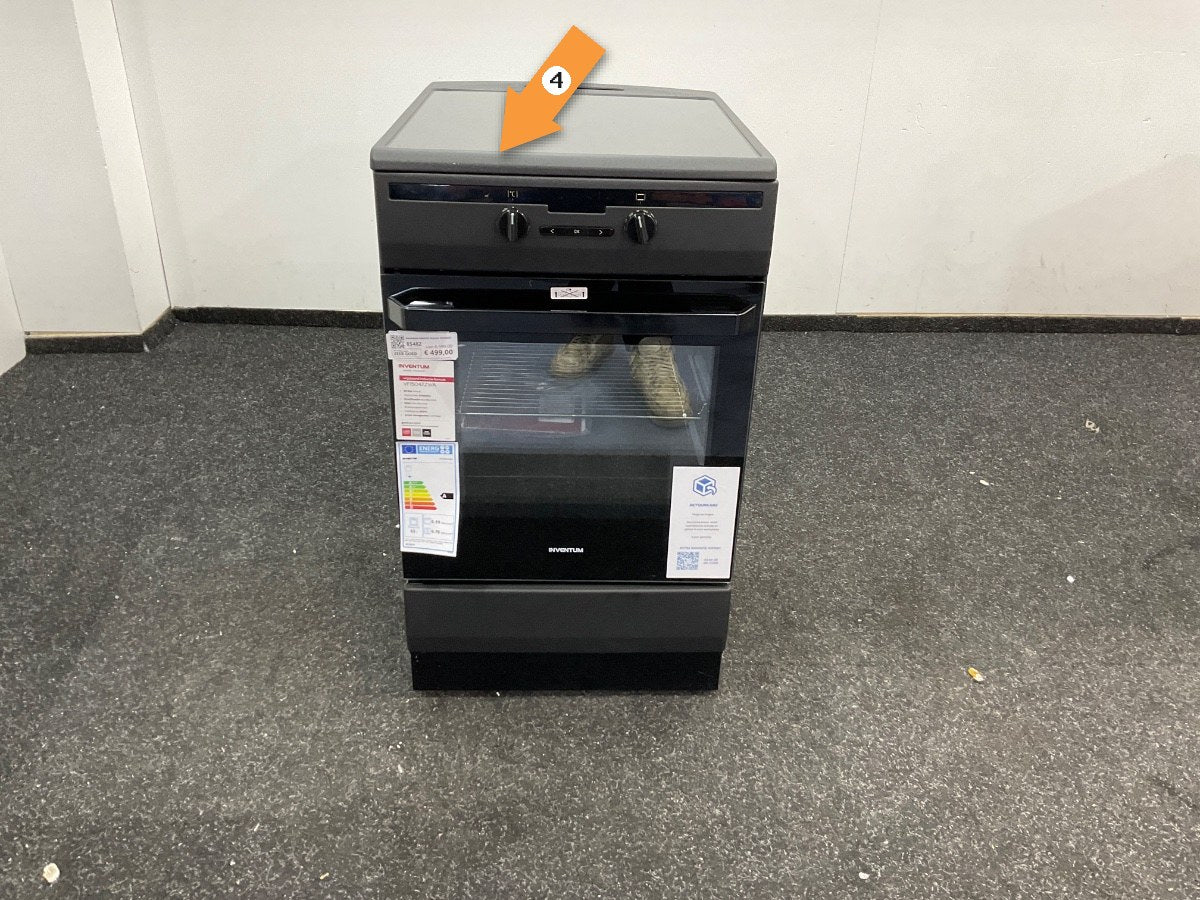 Inventum inductie fornuis VFI5042ZWA - Zwart