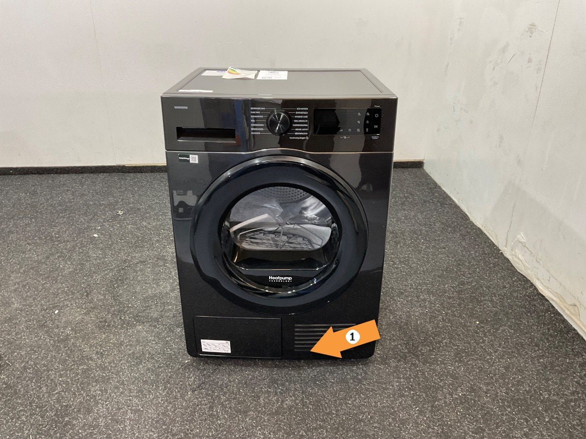 Samsung Warmtepompdroger DV90DG52A0ABEN - 9kg - Zwart - NL/FR