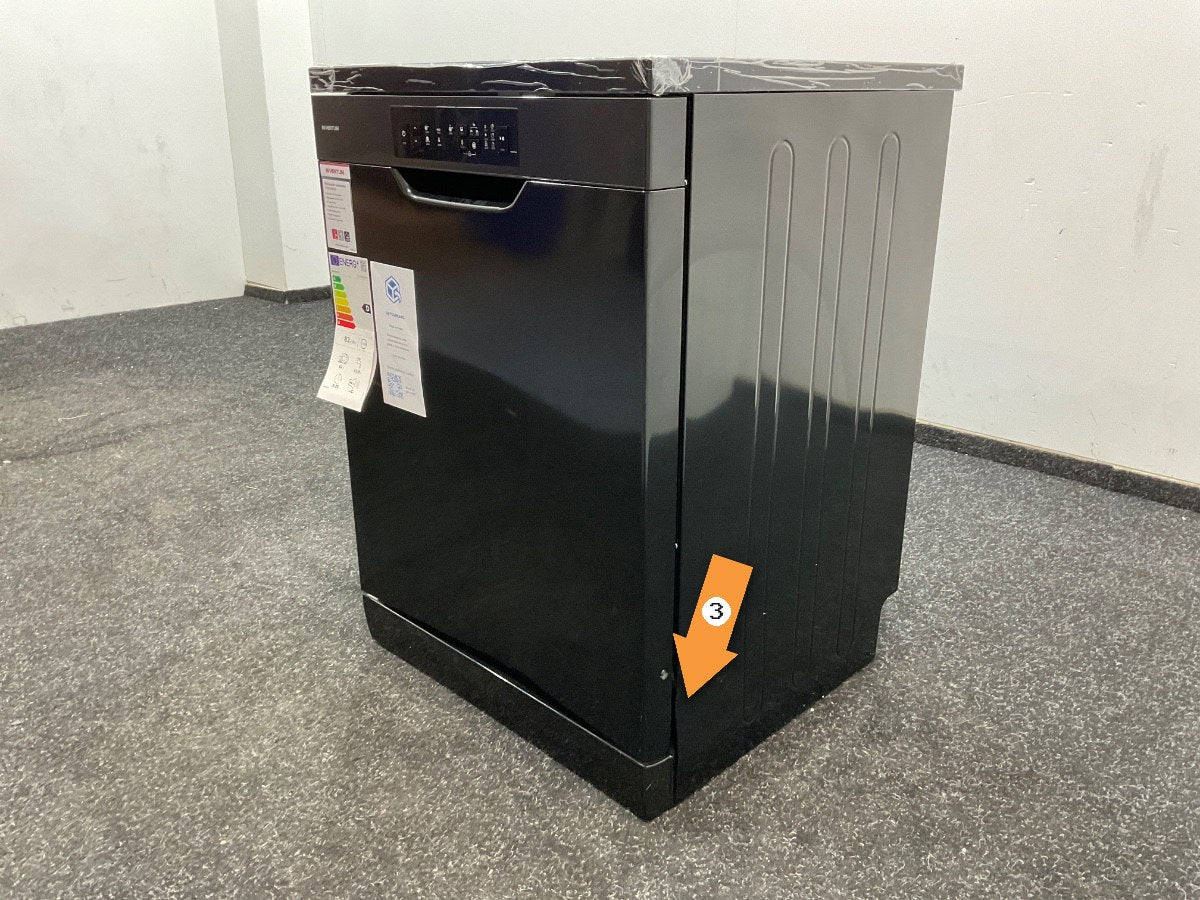 Inventum vaatwasser VVW6008AB - Vrijstaand - Zwart