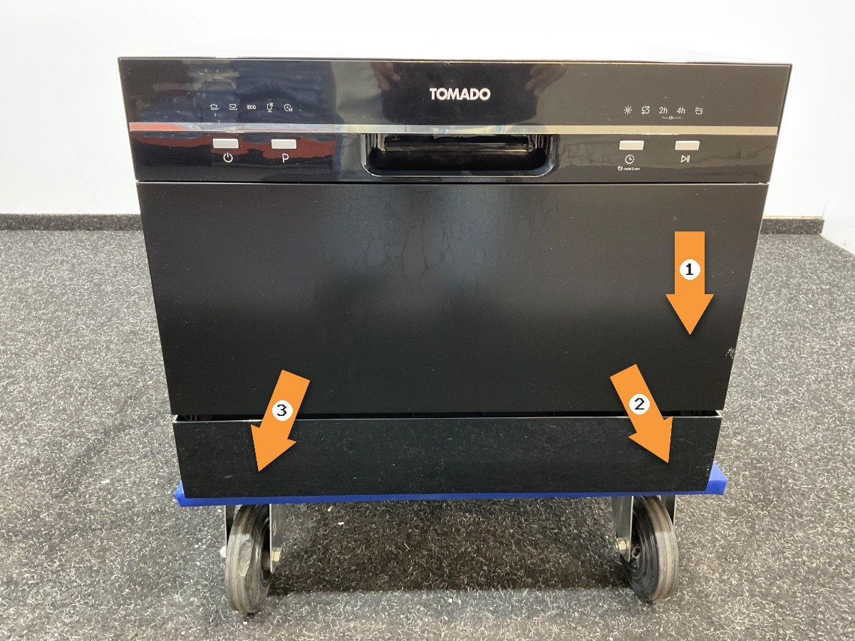 Tomado mini vaatwasser TDW5501B - vrijstaand
