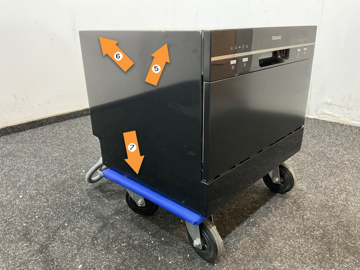 Tomado mini vaatwasser TDW5501B - vrijstaand