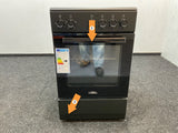 Everglades keramisch fornuis EVCK5120 - Mat Zwart - 50cm
