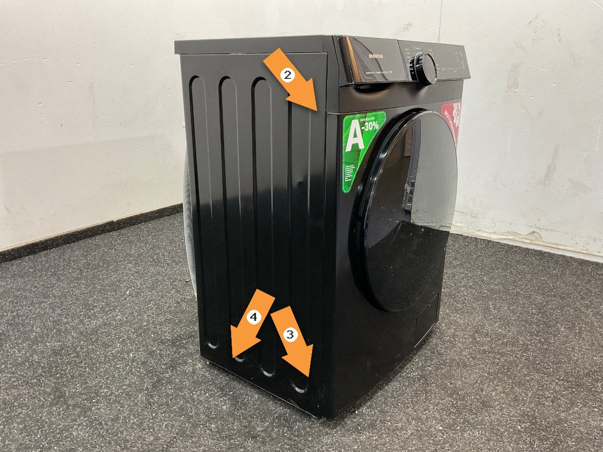Inventum wasmachine VWM8030B - 8kg - Zwart