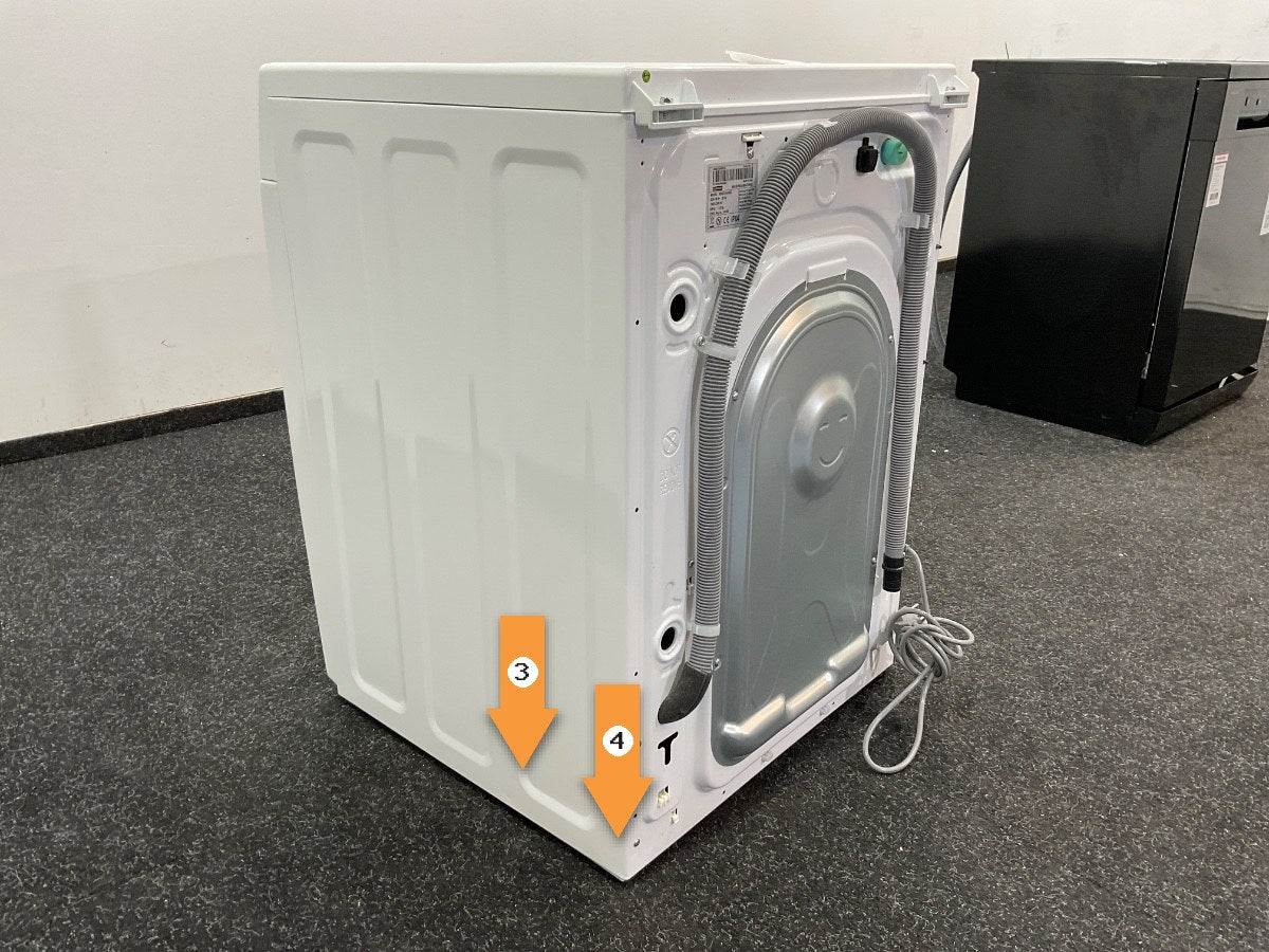 Samsung was-droogcombinatie WD80TA049BE - Wit