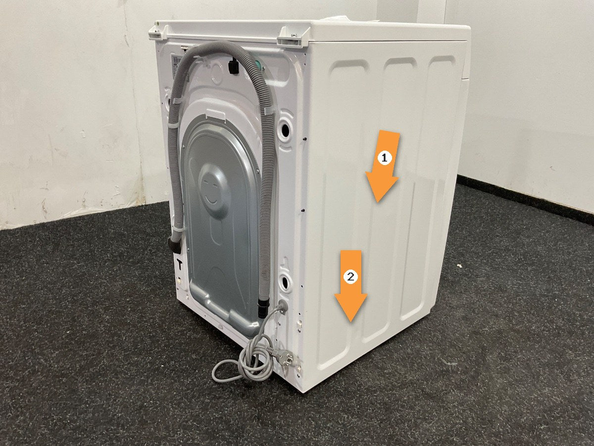 Samsung was-droogcombinatie WD80TA049BE - Wit