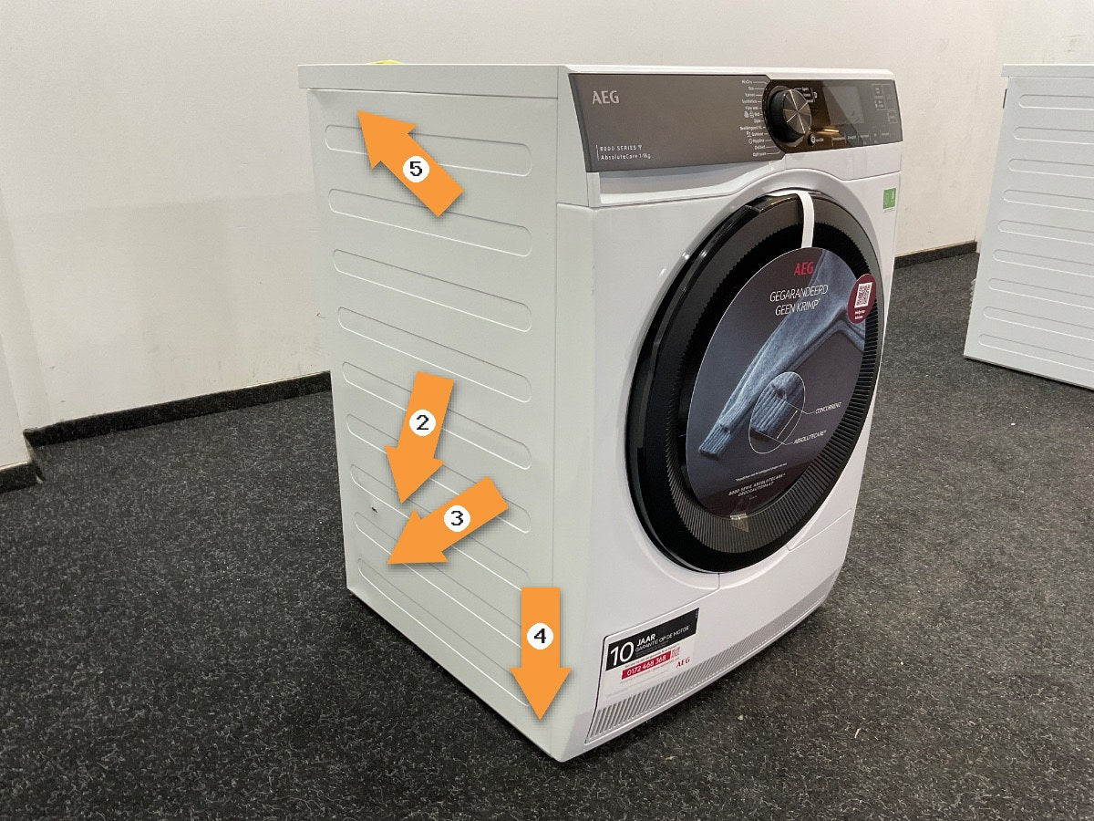 AEG warmtepompdroger TR869T4C - 8000 - 9 kg