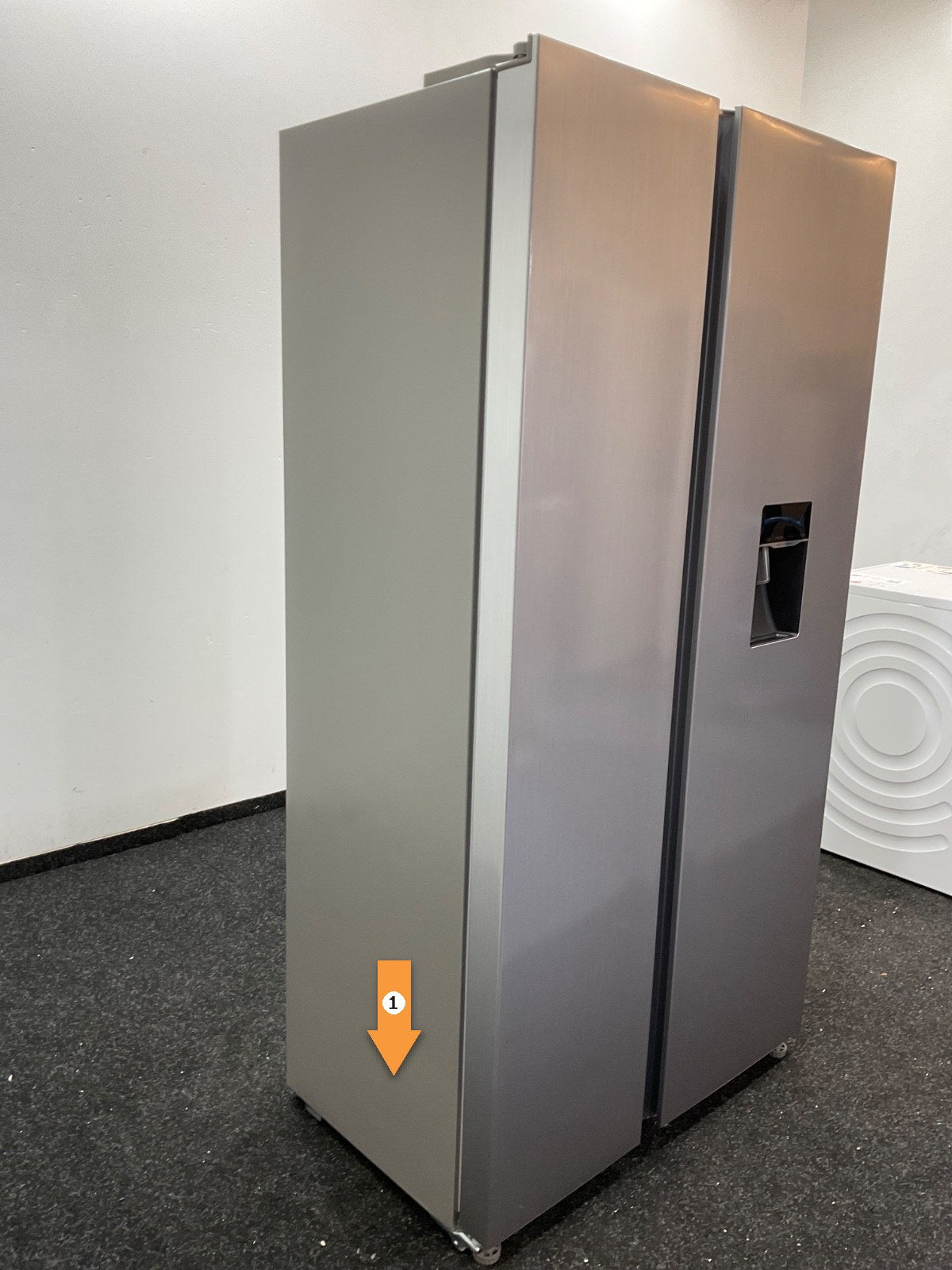 Exquisit Amerikaanse koelkast SBS146-WS-040ES
