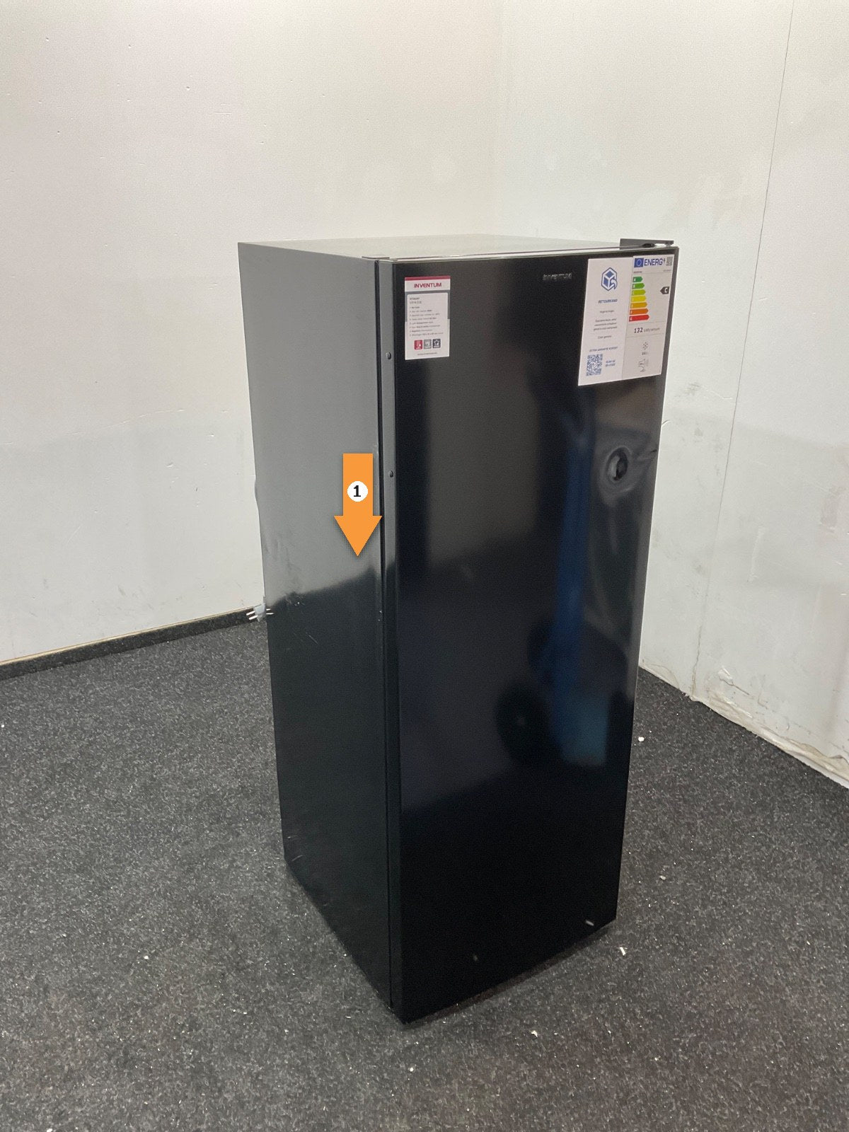 Inventum vrieskast VR1430B - Vrijstaand - Zwart