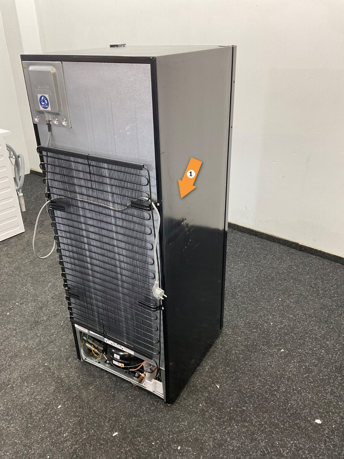 Inventum vrieskast VR1430B - Vrijstaand - Zwart