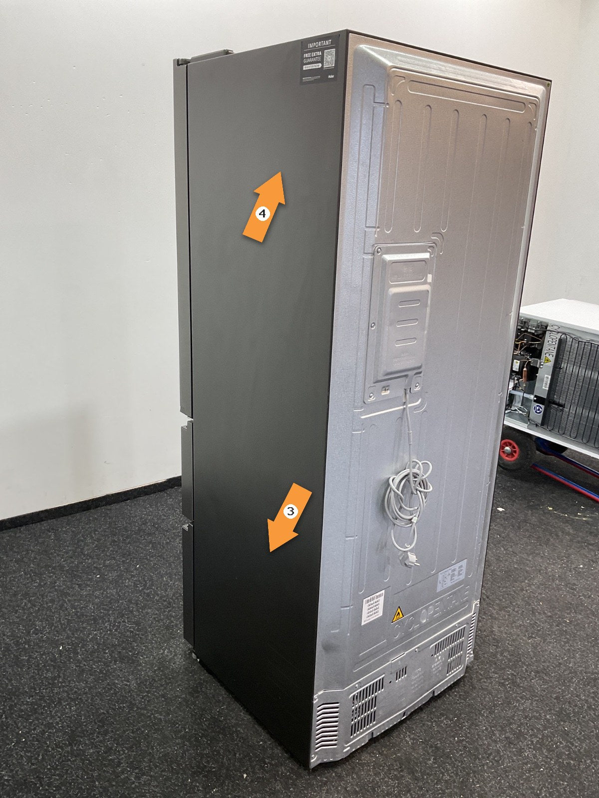 Haier koelkast HFR3718ENMD - 402L - Total No Frost