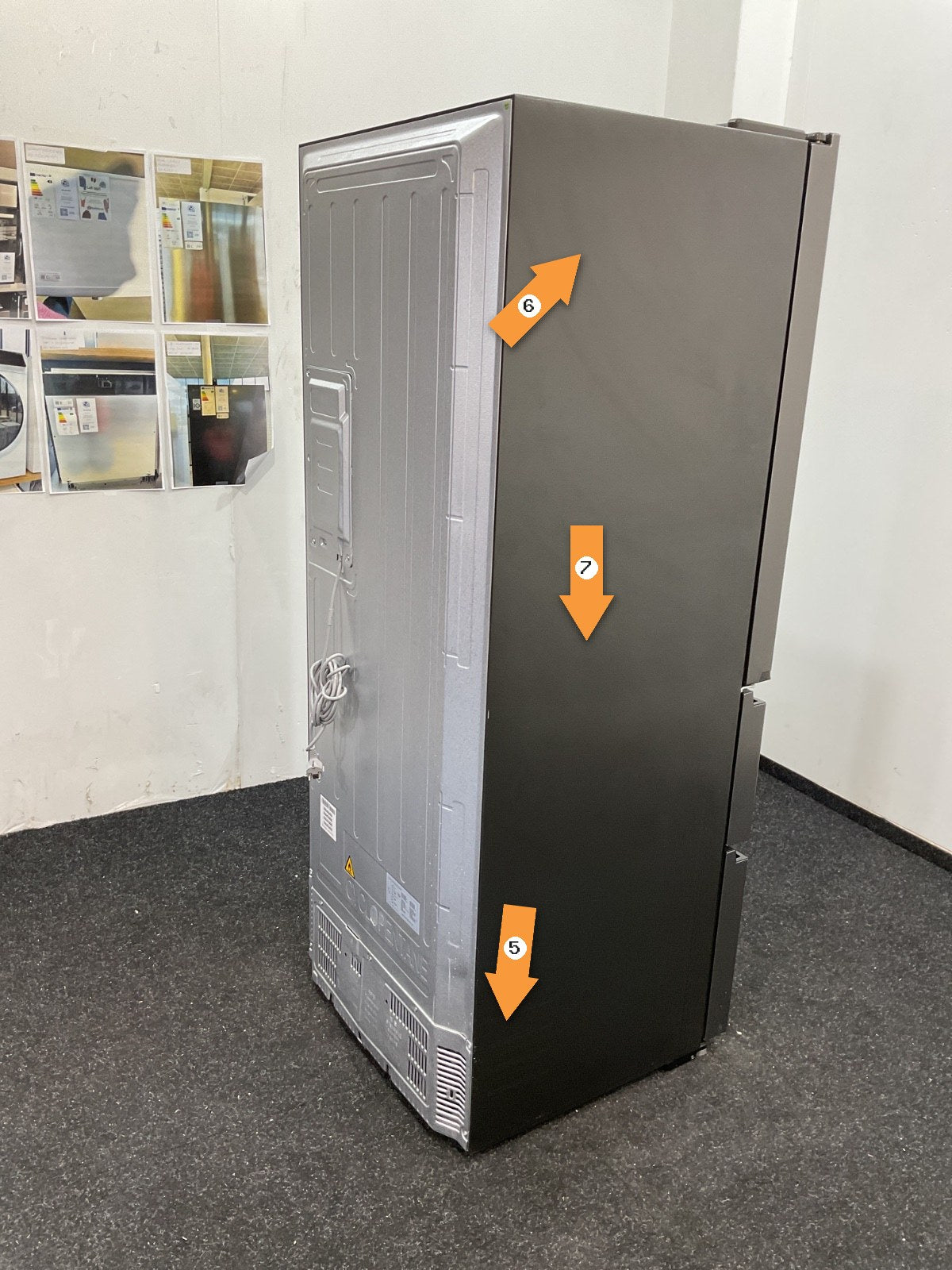 Haier koelkast HFR3718ENMD - 402L - Total No Frost