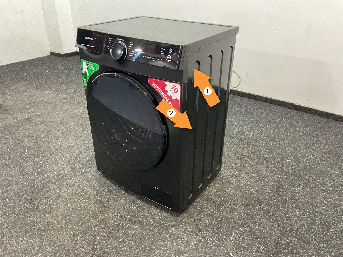 Inventum wasmachine VWM8010B - Zwart