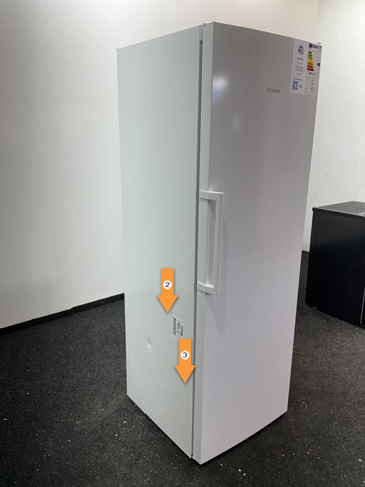 Siemens vrieskast GS33NVWEP - vrijstaand - Wit