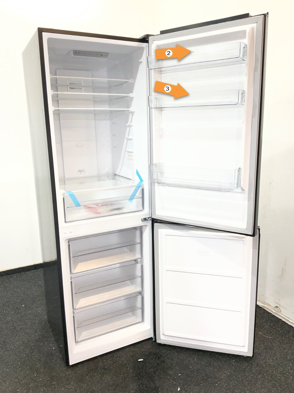 Inventum koelkast KV1840B - No Frost - Zwart
