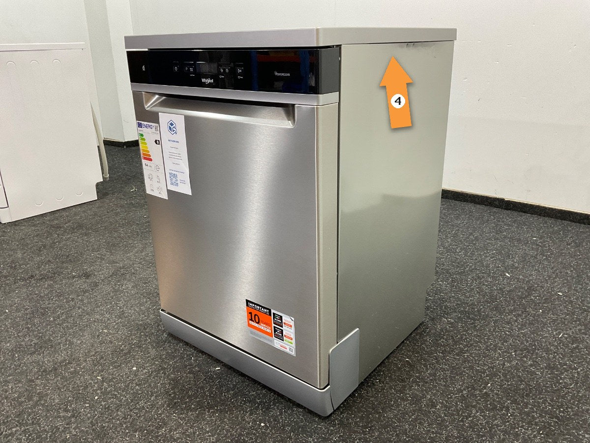Whirlpool vaatwasser WH3FB14BN7A0X - Vrijstaand