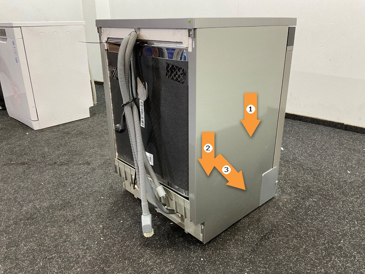 Whirlpool vaatwasser WH3FB14BN7A0X - Vrijstaand