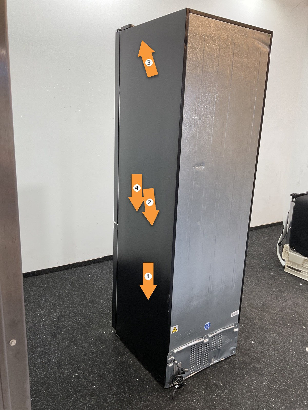 Inventum koelkast KV2010B - 201 cm hoog - Zwart