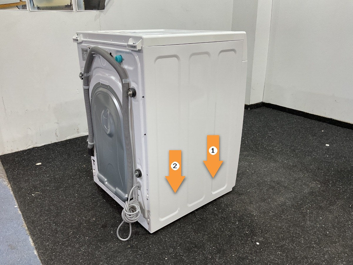 Samsung was-droogcombinatie WD80TA049BE - Wit
