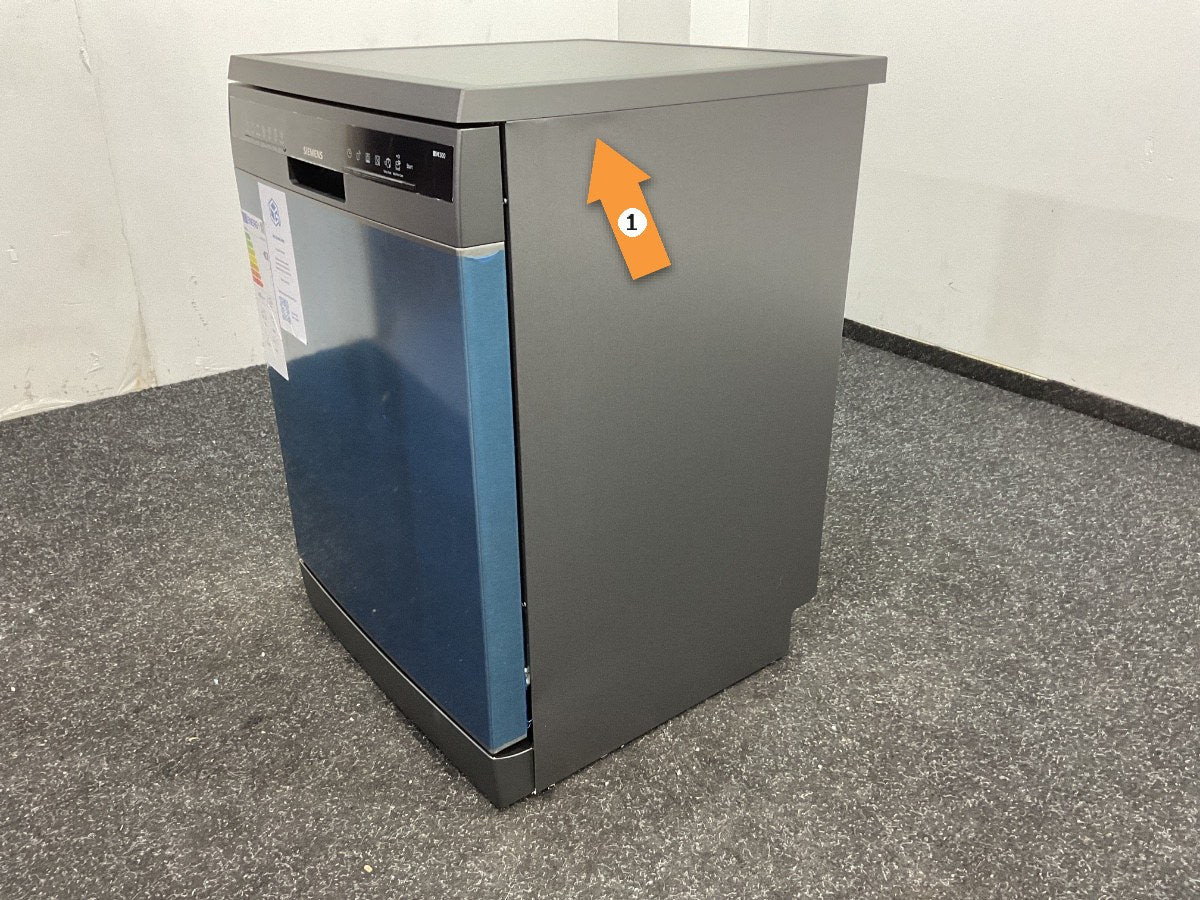 Siemens vaatwasser SN23EC03ME - Vrijstaand - Zwart
