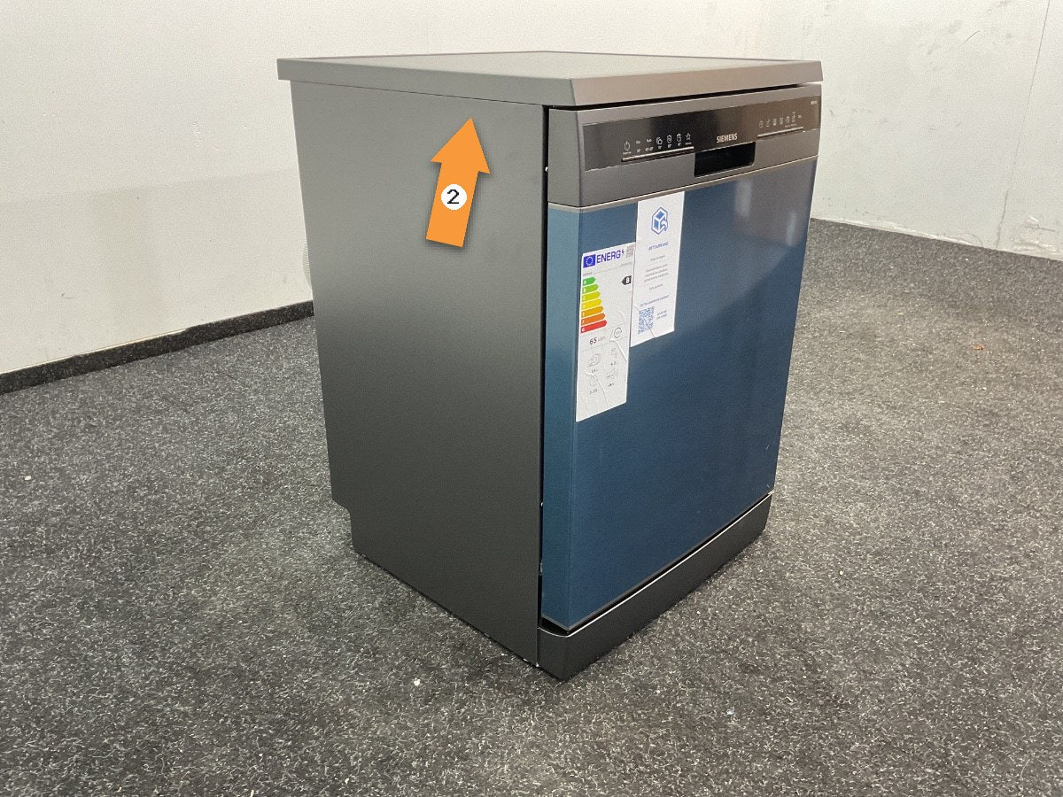 Siemens vaatwasser SN23EC03ME - Vrijstaand - Zwart