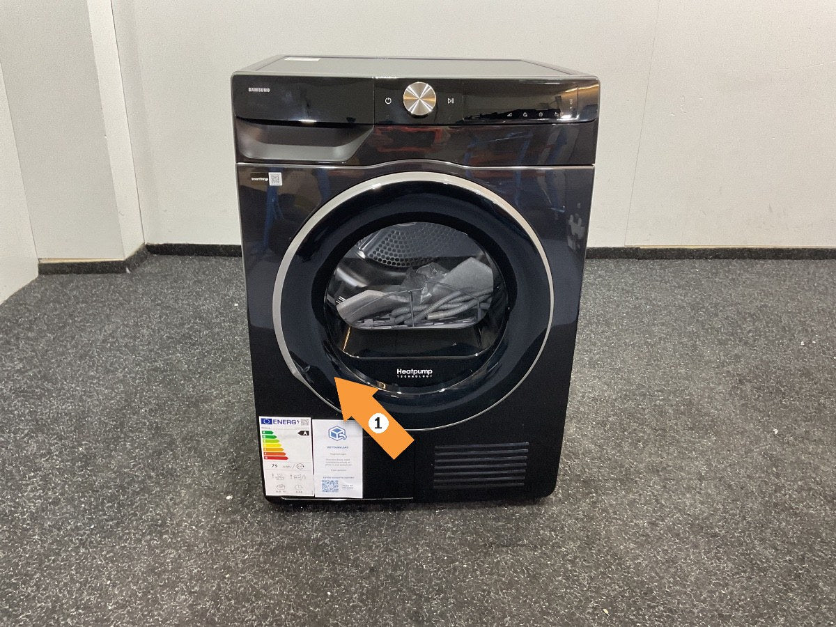 Samsung warmtepompdroger AI Dry DV90DG6845LBU3 - Zwart